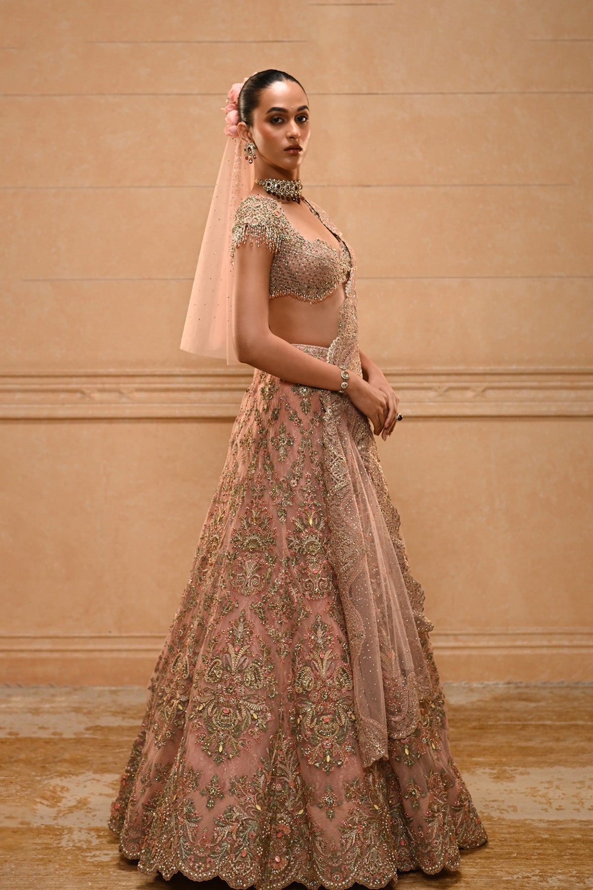 Gilded Trellis Embroidered Lehenga