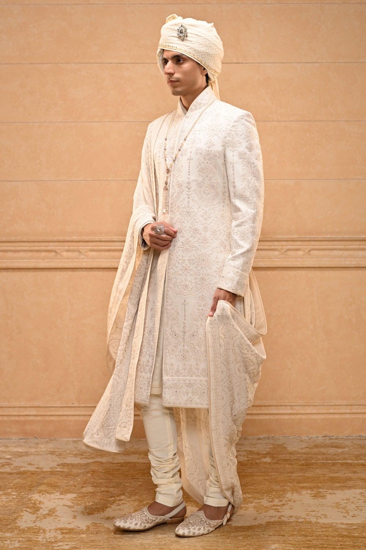 Chikankari Sherwani Set