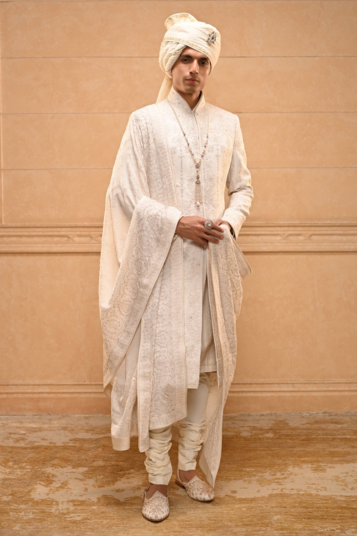 Chikankari Sherwani Set
