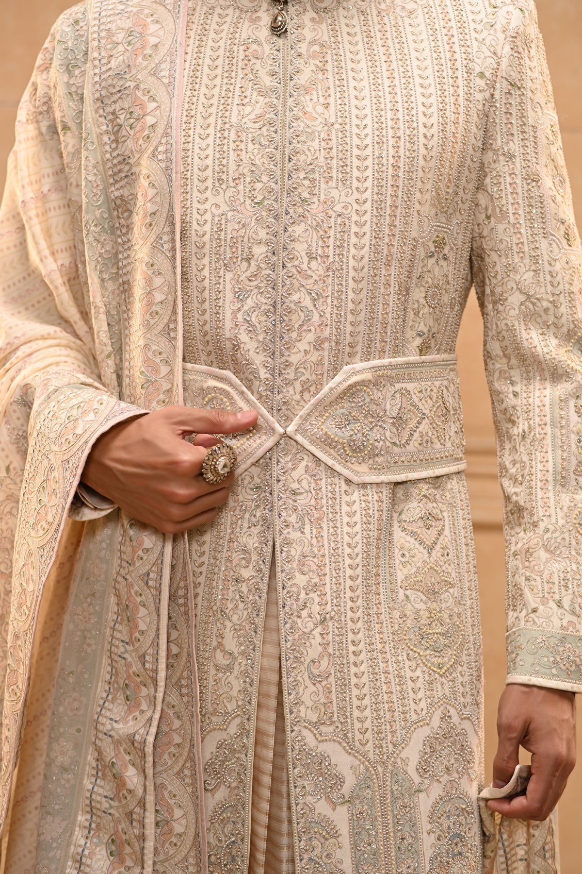 Kashida Sherwani Set