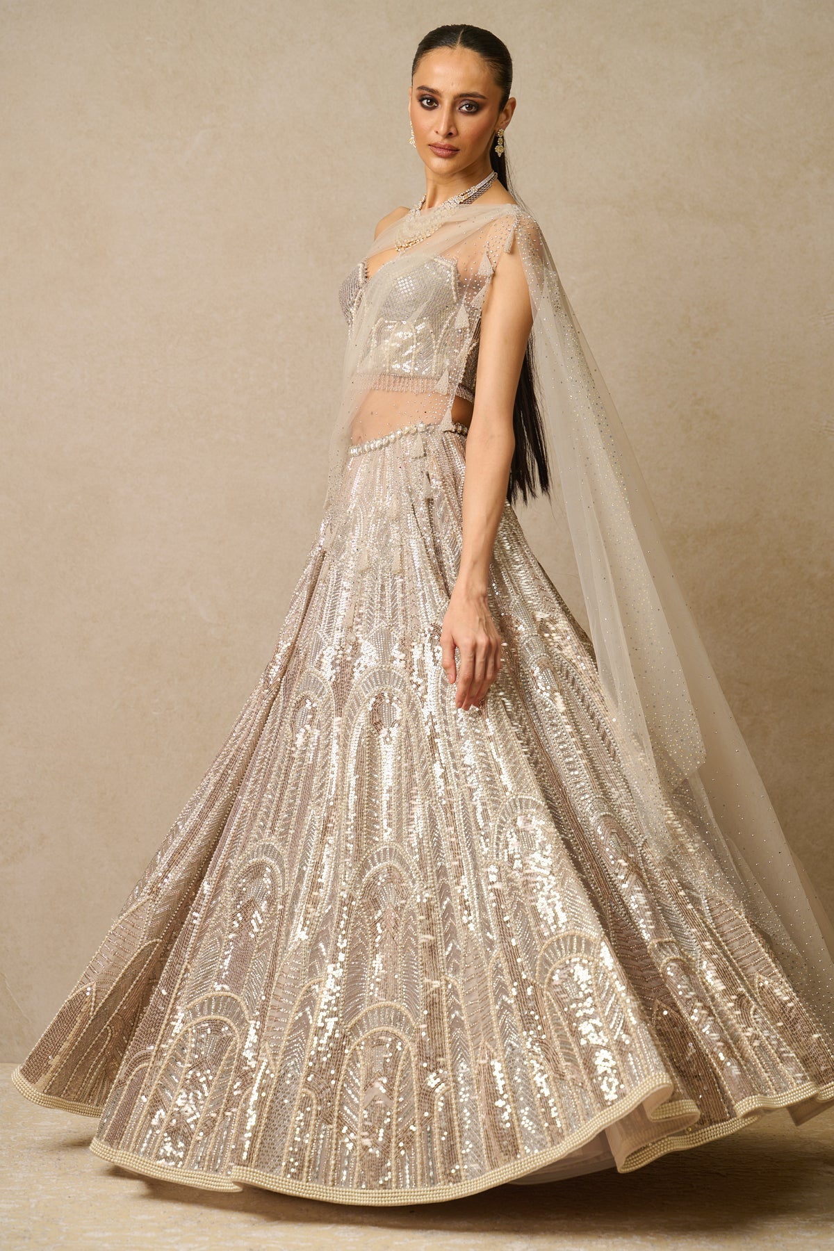 Lehenga, Blouse, Drape-only Lehenga