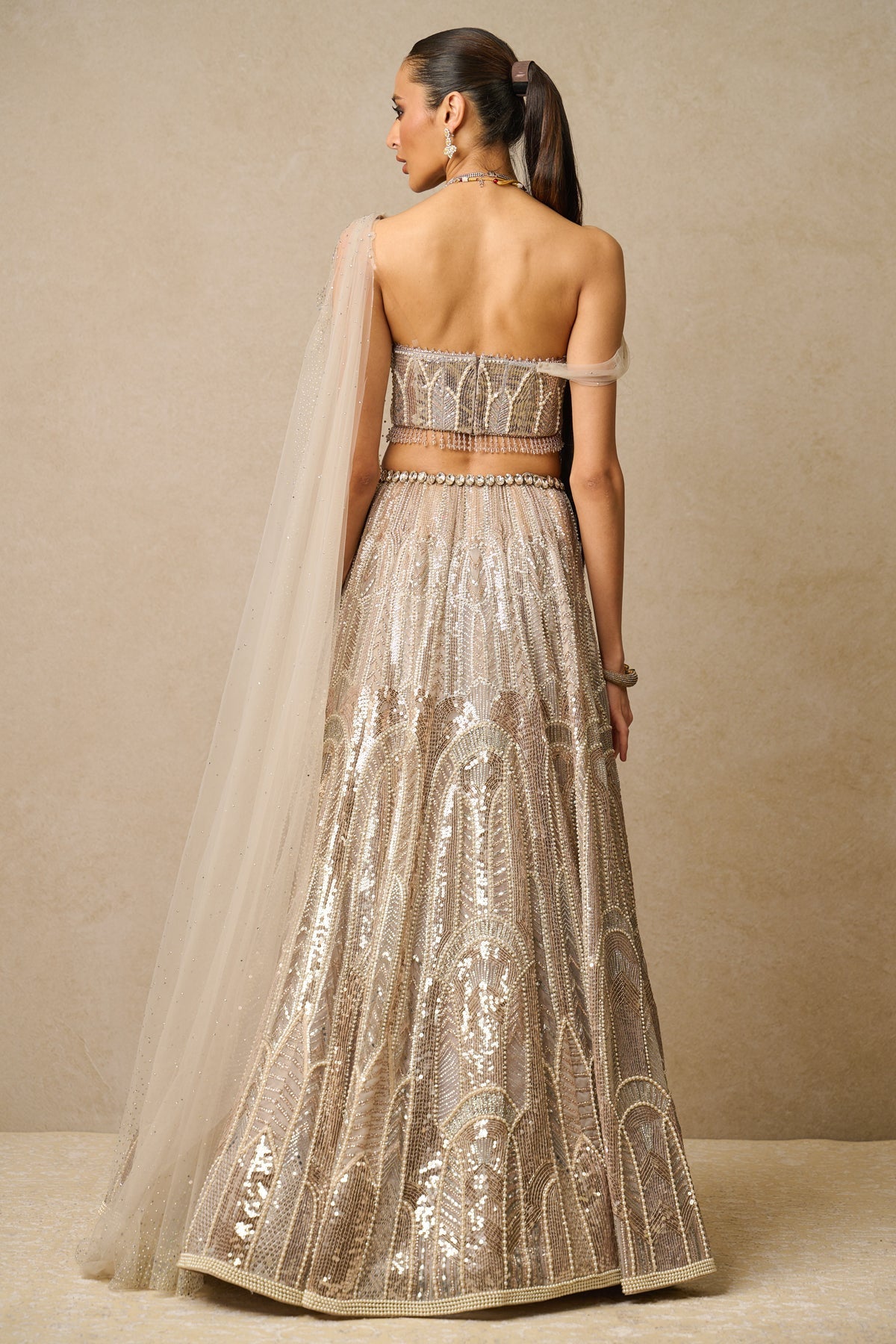 Lehenga, Blouse, Drape-only Lehenga