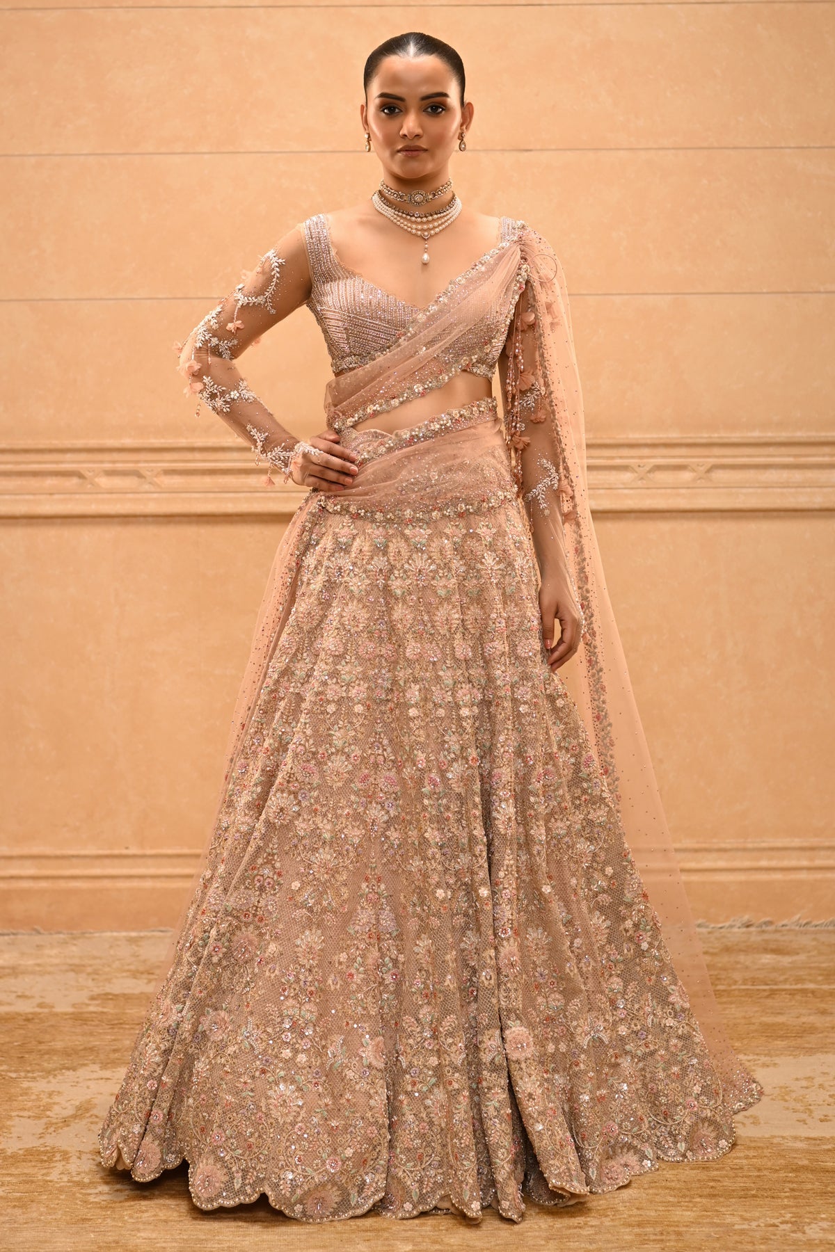 Crystal Lehenga Set