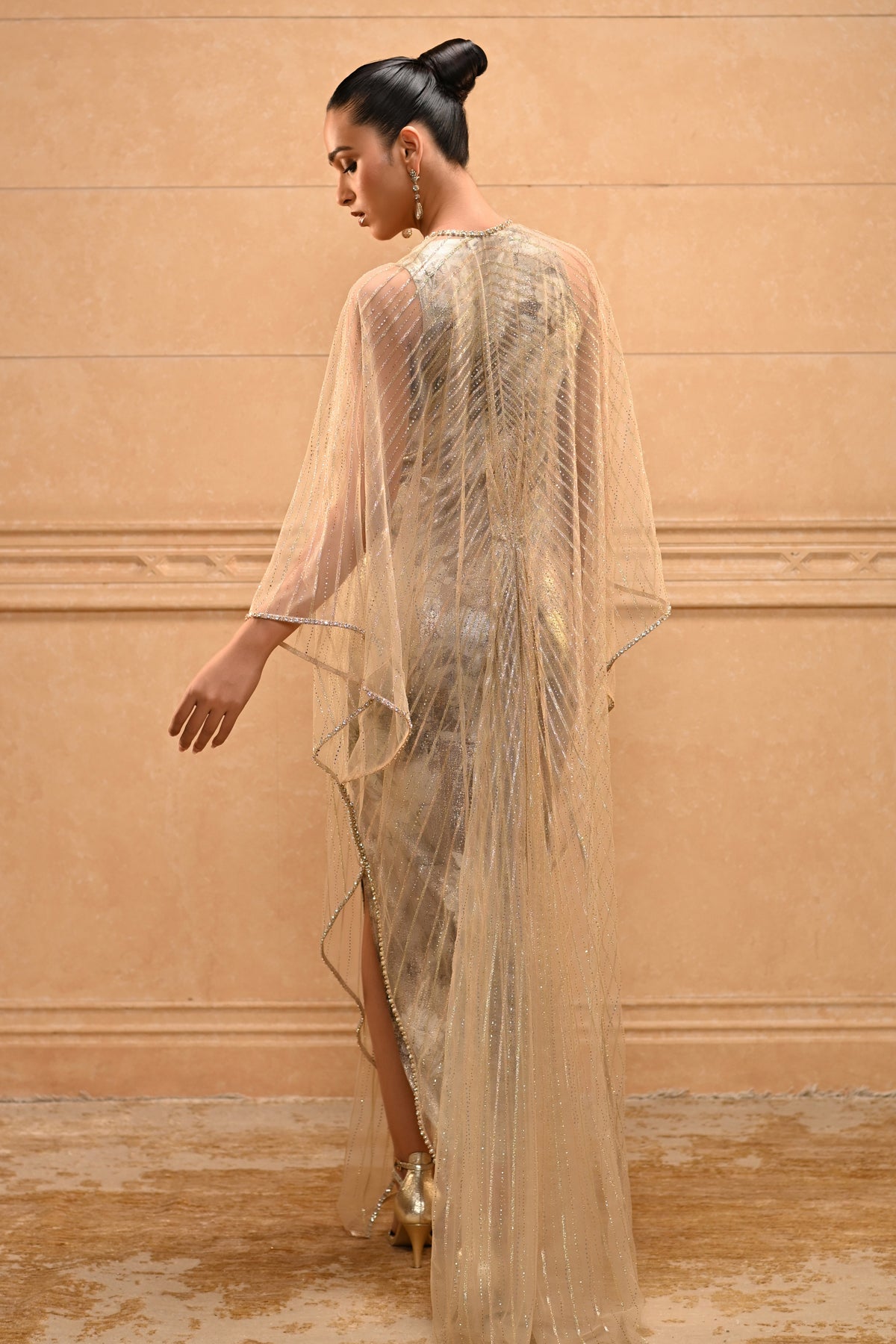 Gold Drape Kaftan