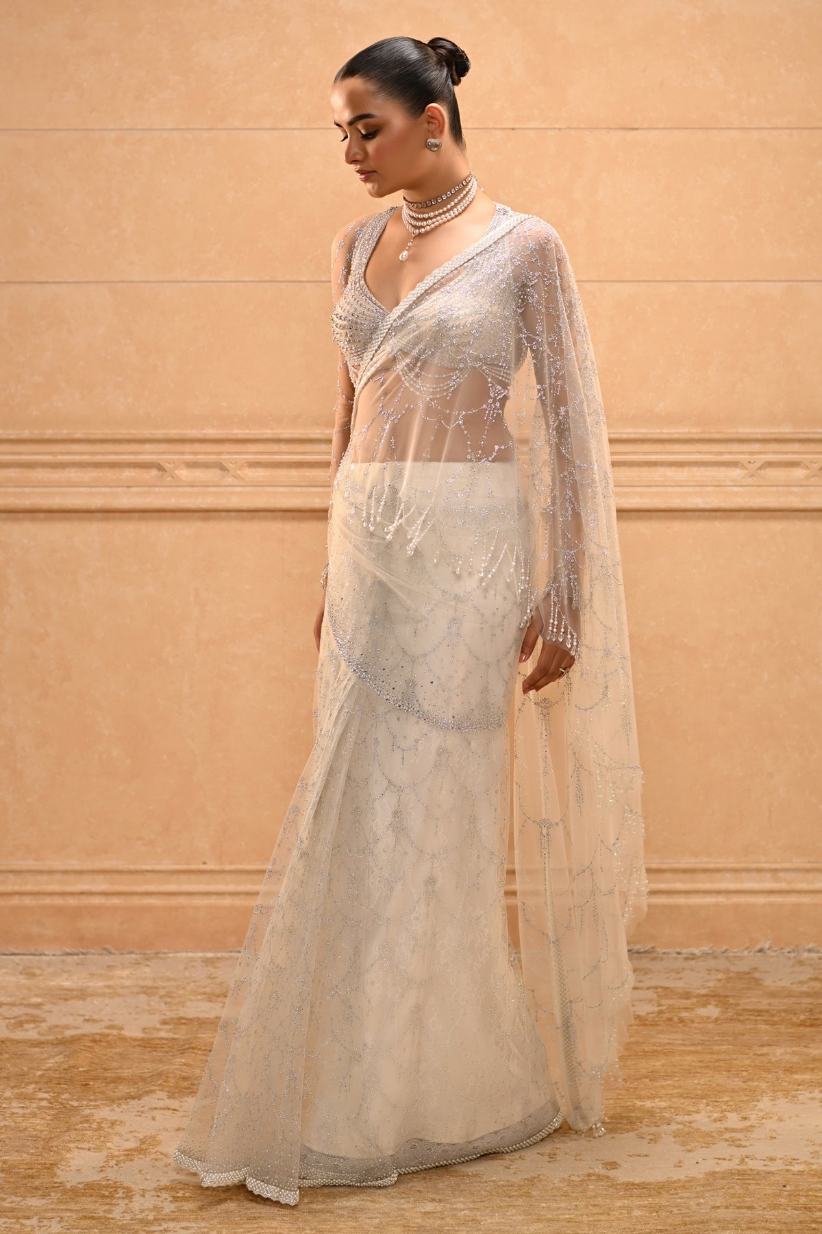 Draped Corset Skirt Set