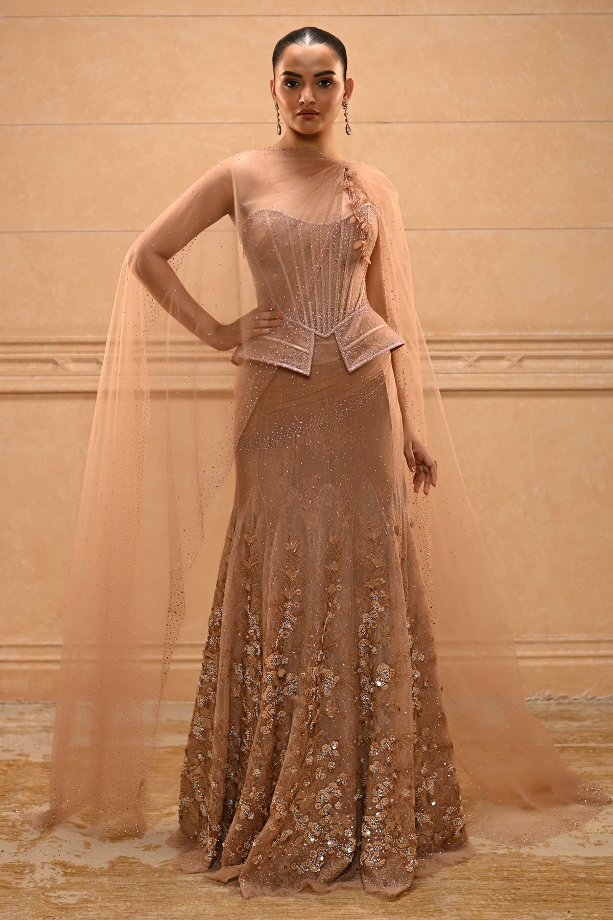 Floral Embroidered Lehenga Set
