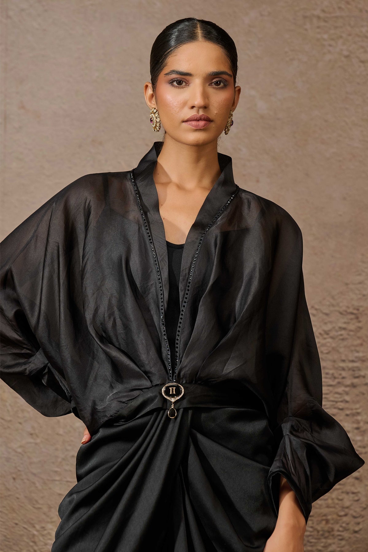 Ruched Top & Trouser Co Ord Set