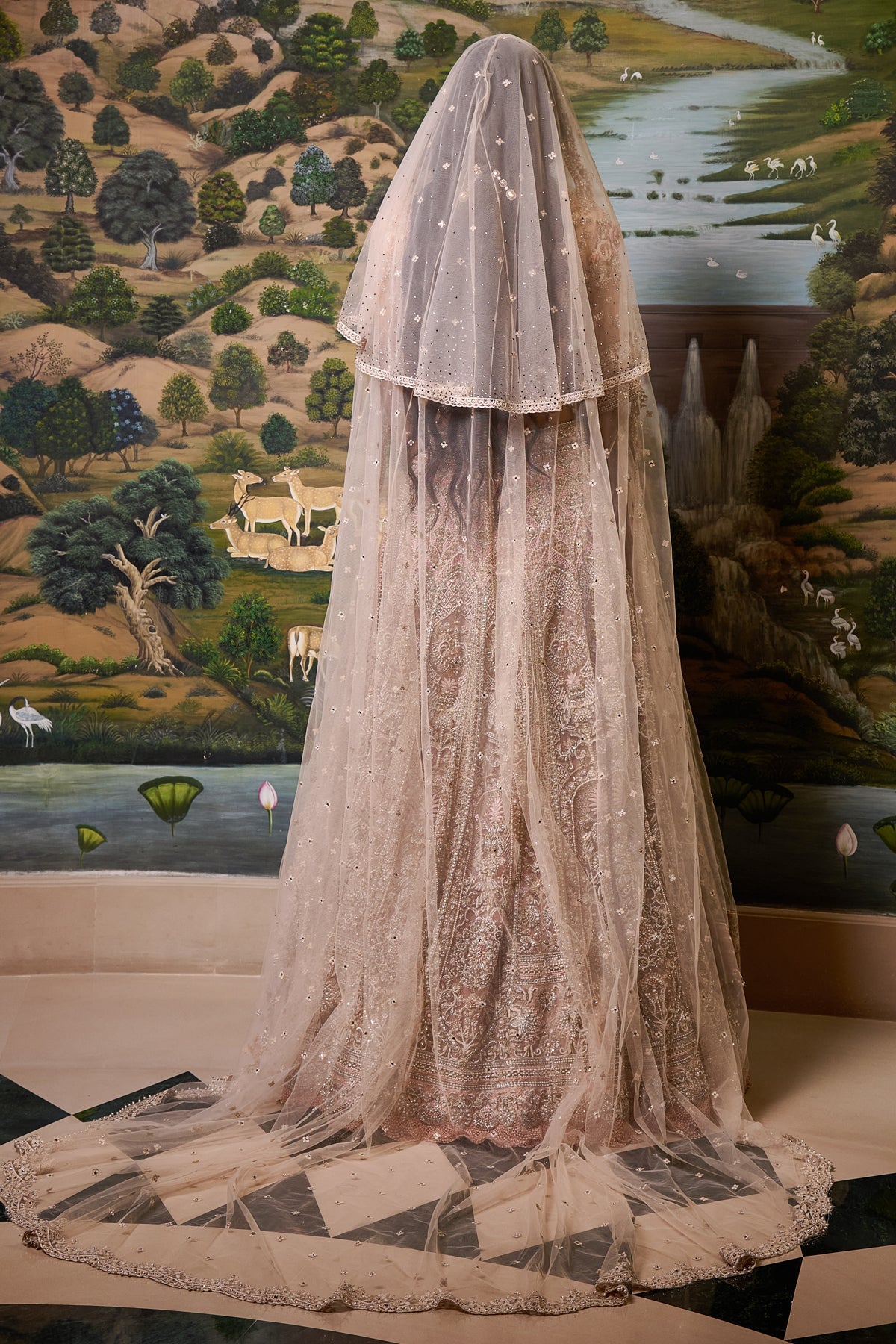 Embroidered & Embellished LEhenga
