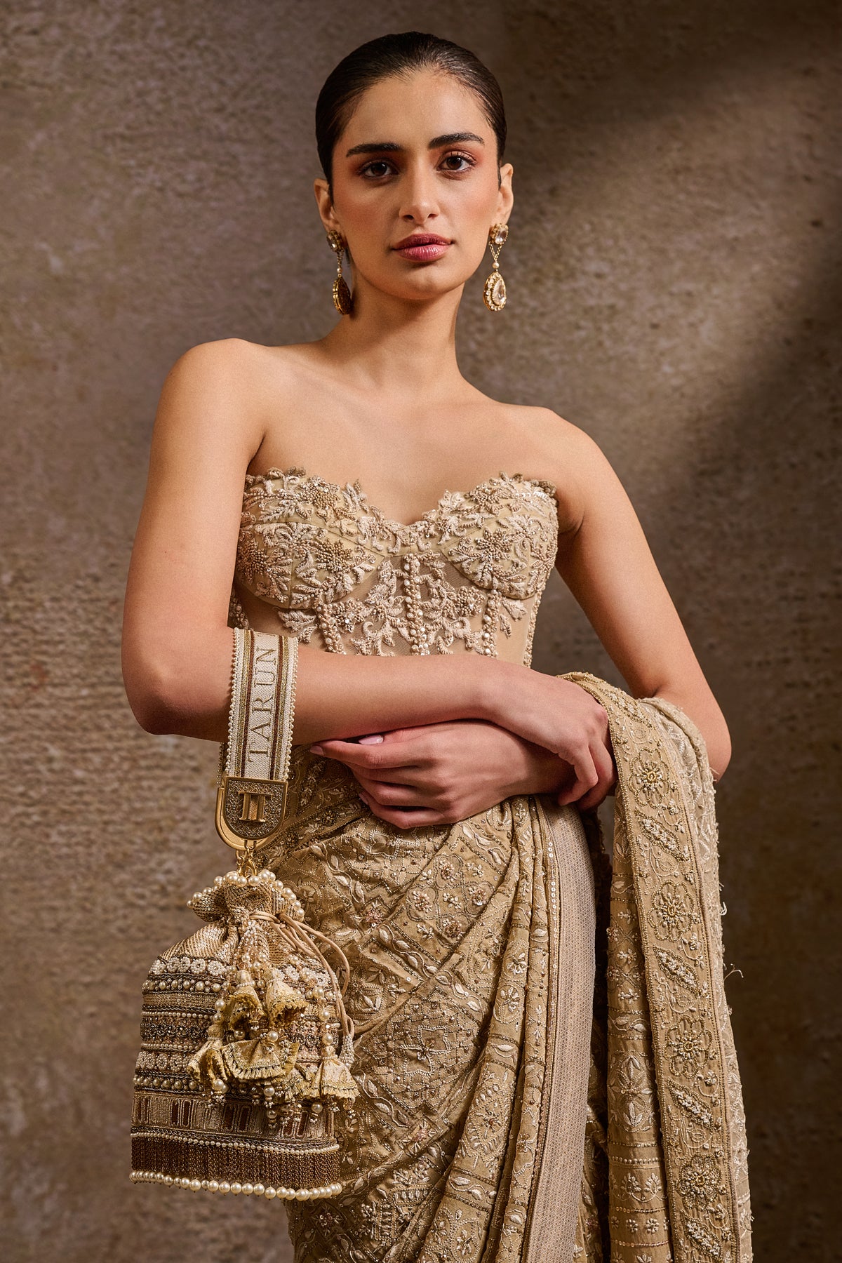Embroidered Byzantium Potli