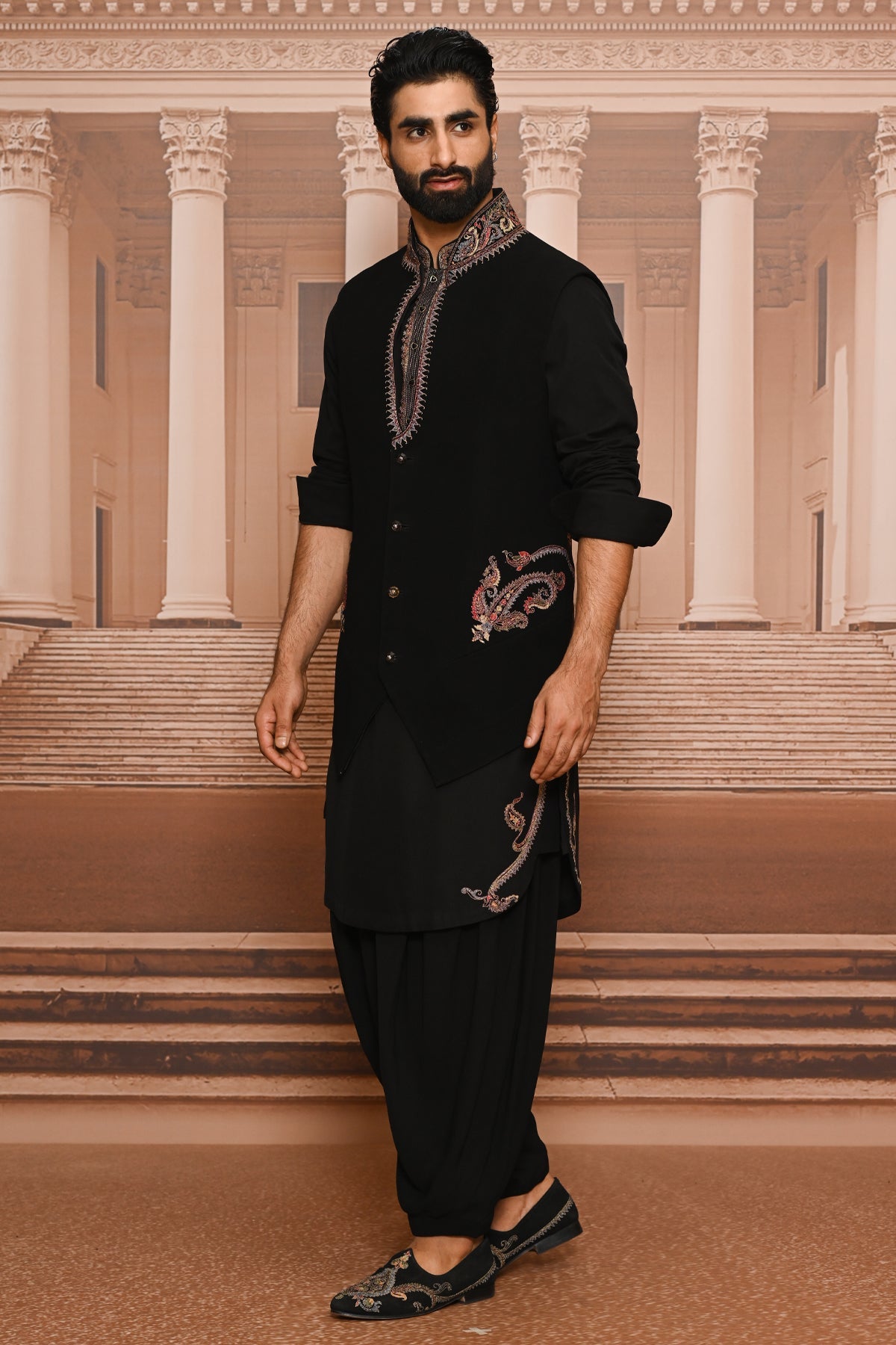 Ever Bloom Paisley Waistcoat Set