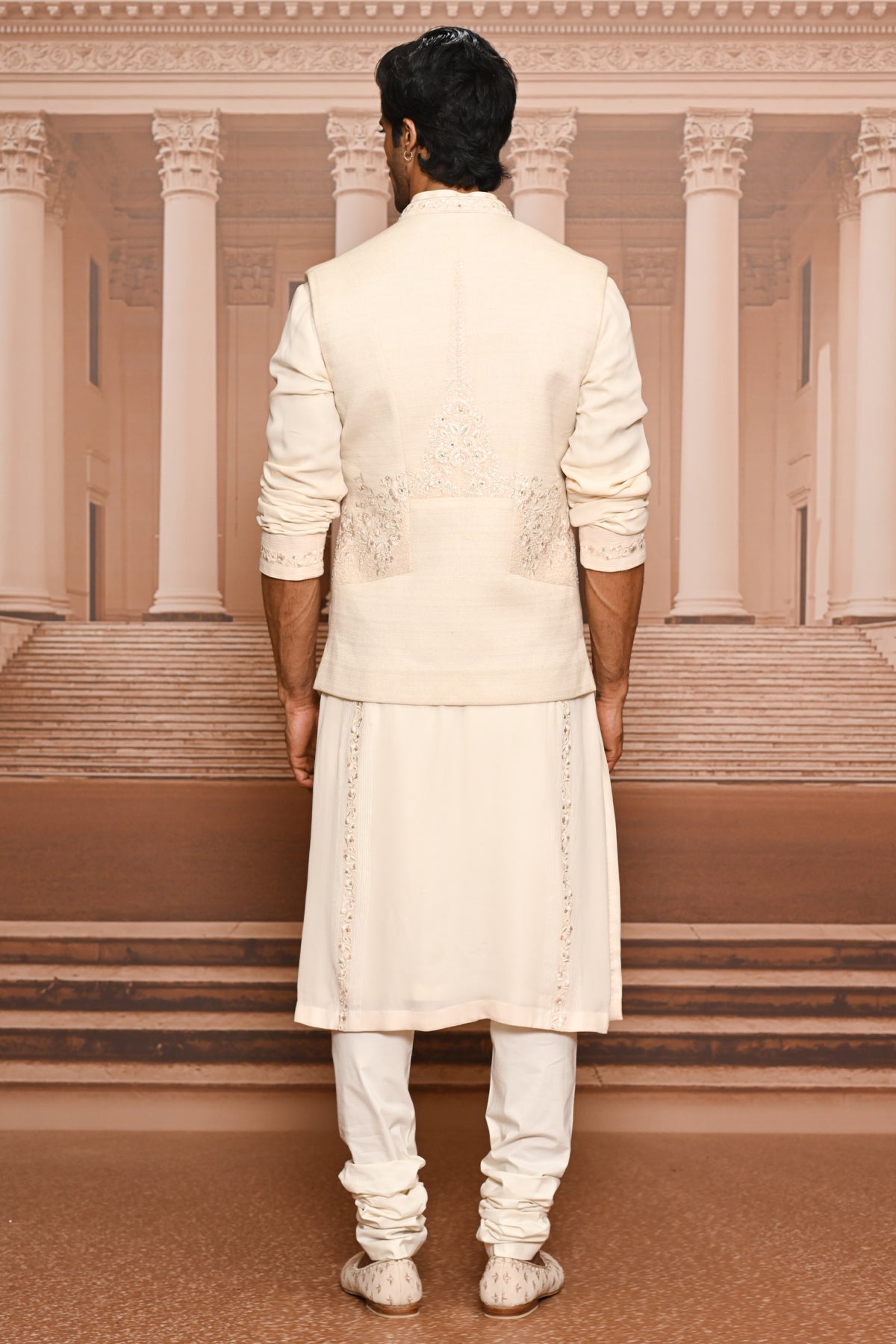 Ever Bloom Embroidered Waistcoat Set