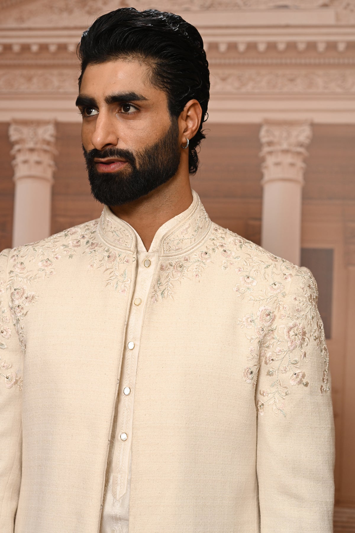 Ever Bloom Embroidered Bandhgala