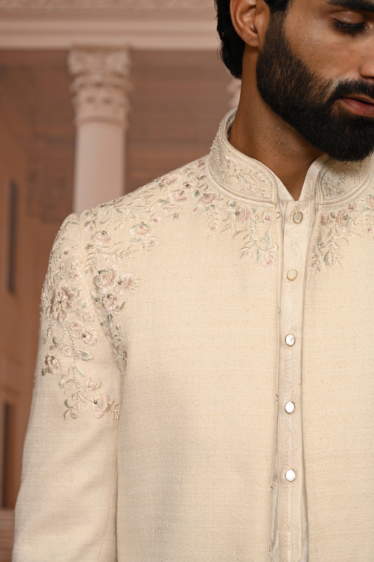 Ever Bloom Embroidered Bandhgala