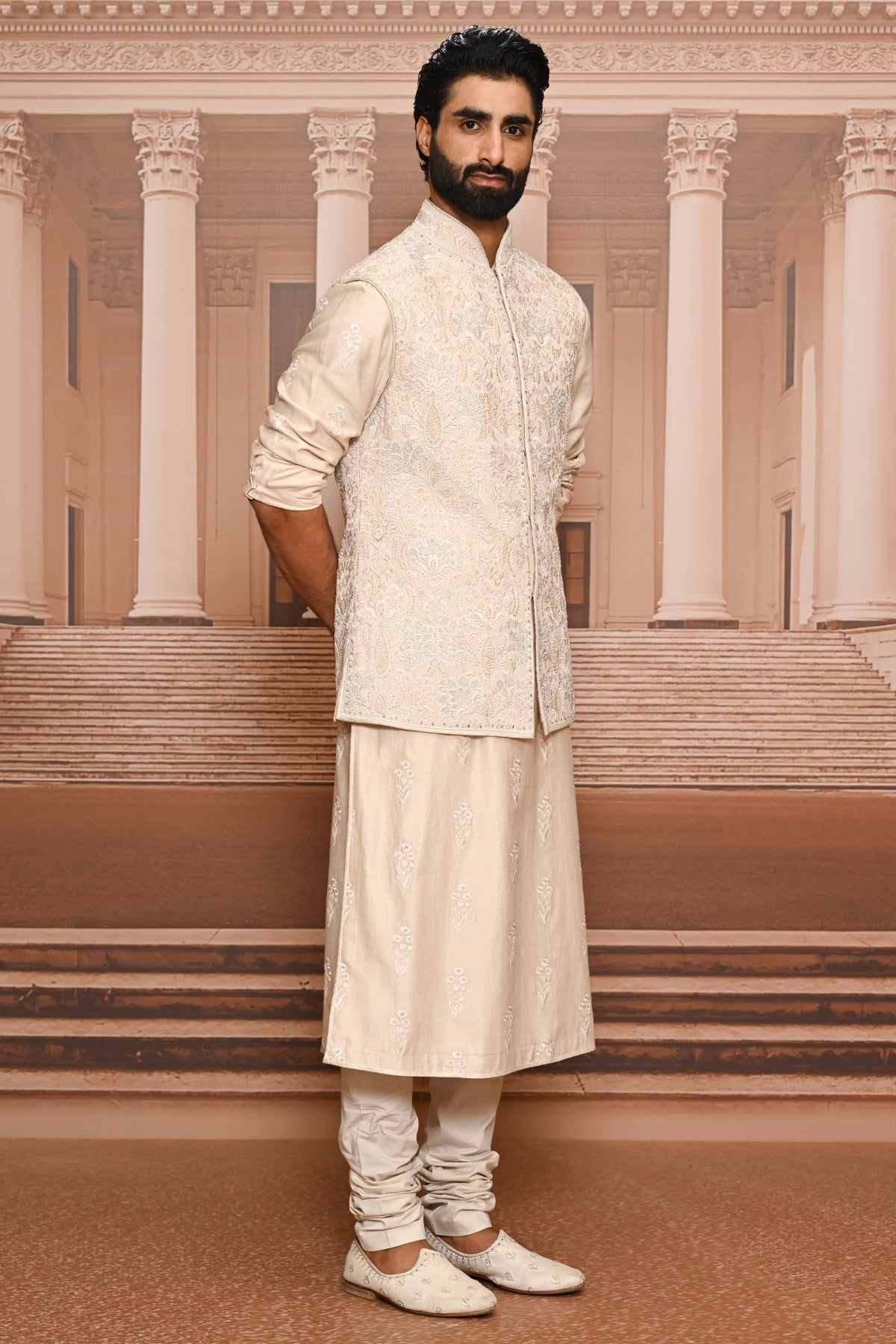Ever Bloom Patchwork Waistcoat Set