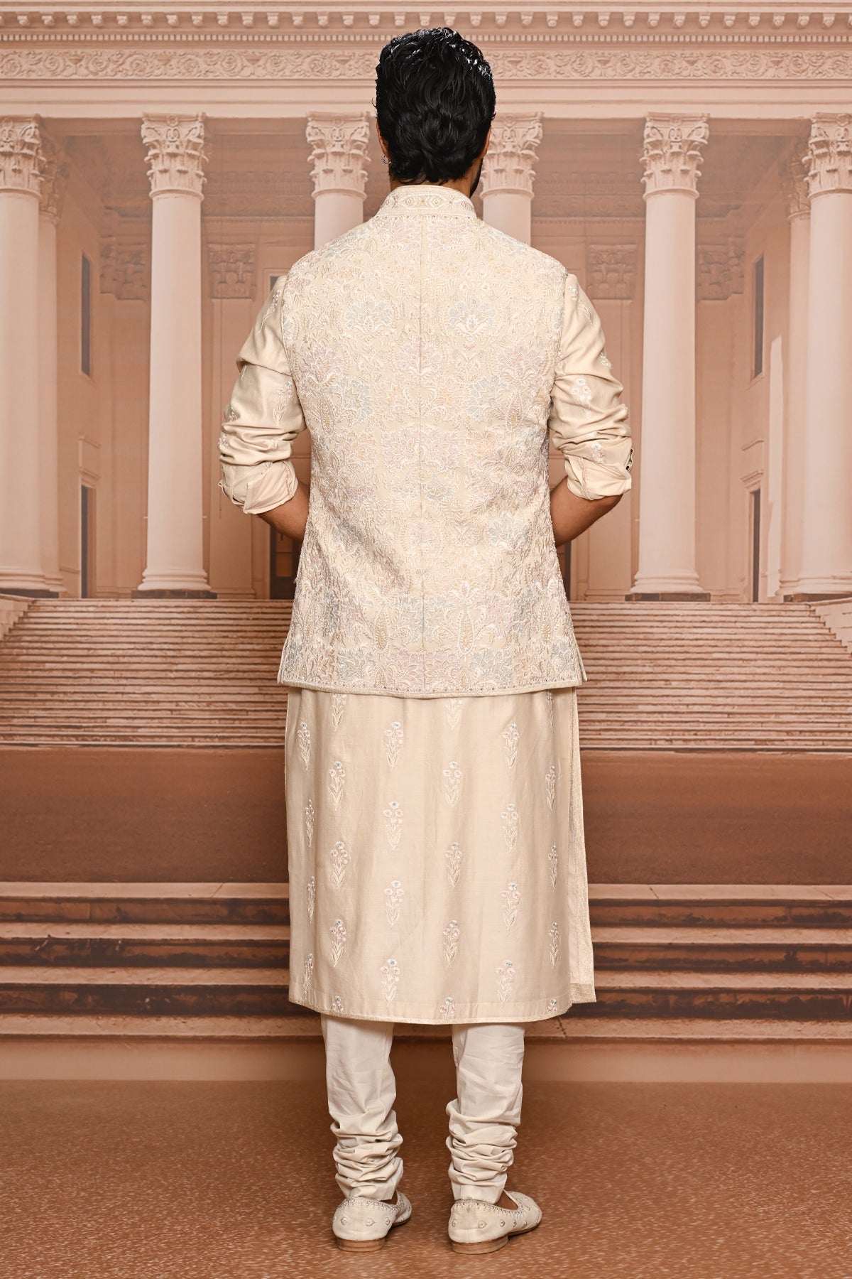 Ever Bloom Patchwork Waistcoat Set