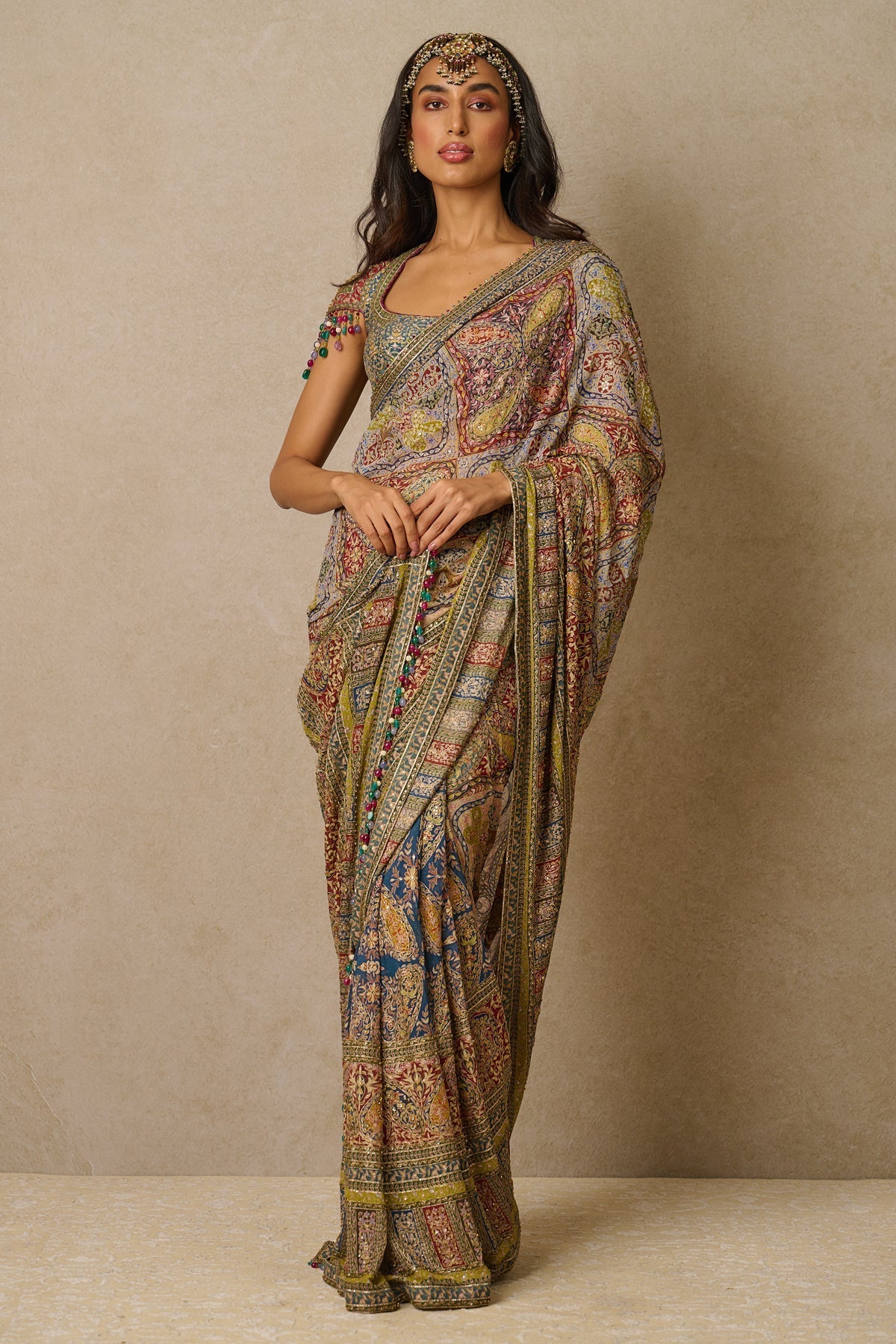 Saree , Blouse - Only Saree