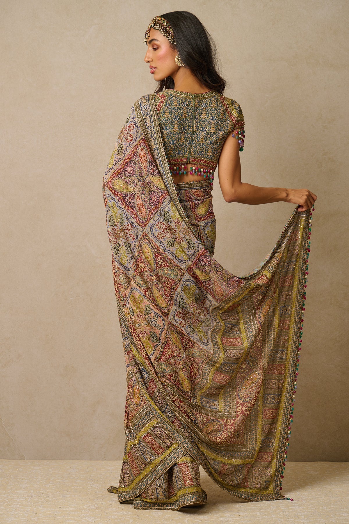 Saree , Blouse - Only Saree