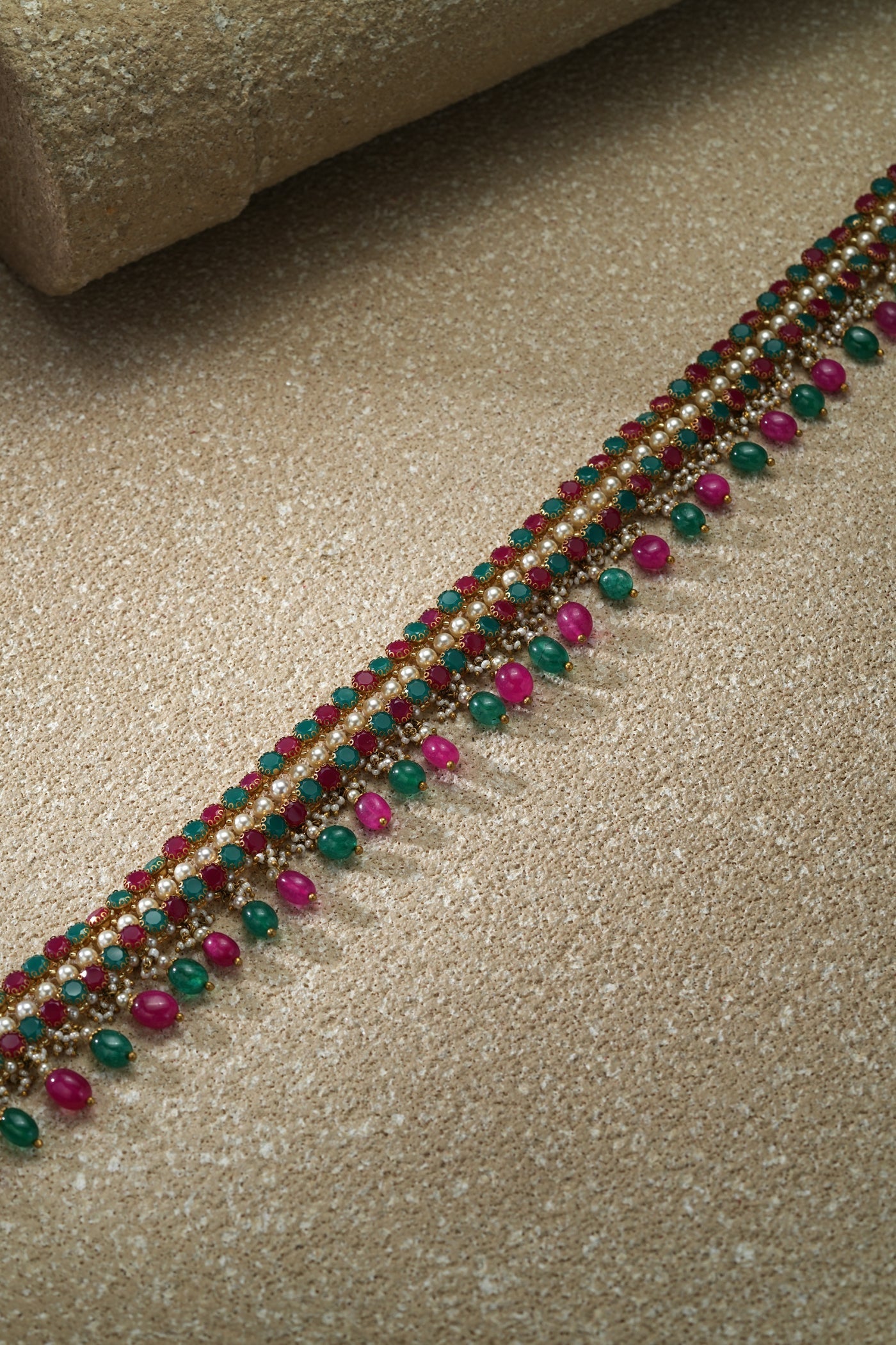 Jewelled Mesh Belt