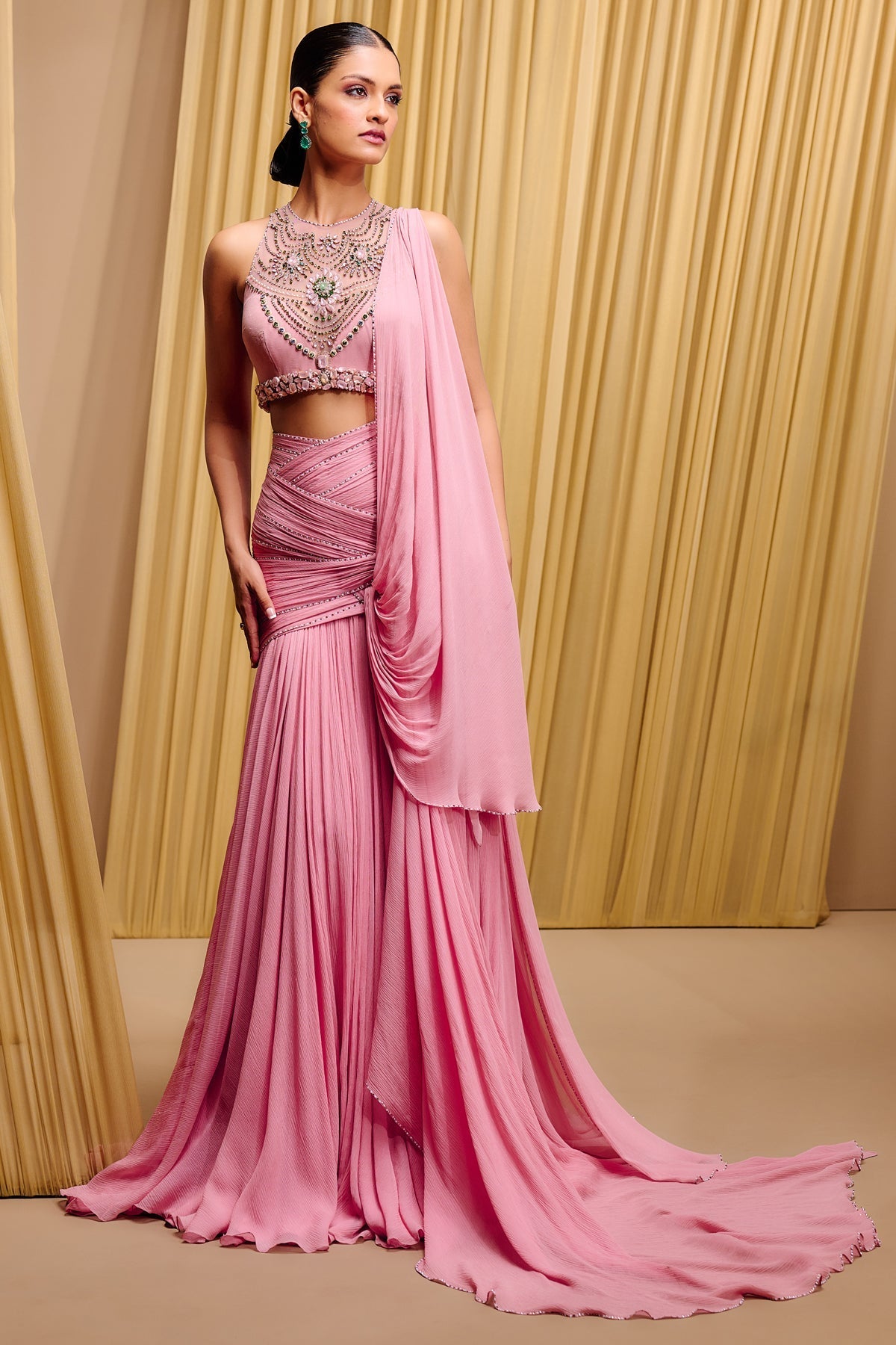 Delayed Checkout Sculpted Concept Saree