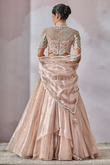 Blouse-Drape-Lehenga