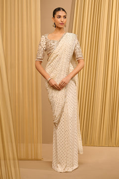 Classic Mukaish Saree