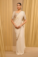 Classic Mukaish Saree