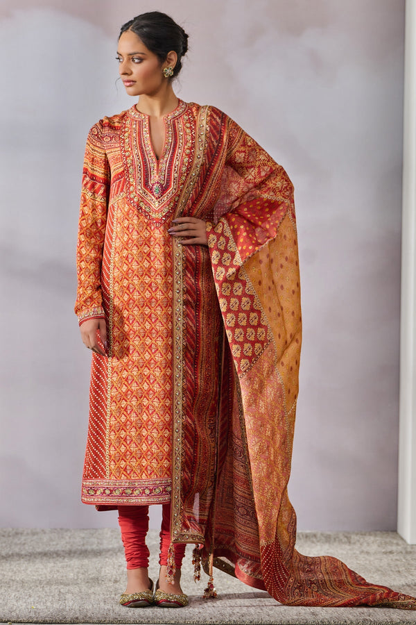 Kurta-Dupatta-Churidar