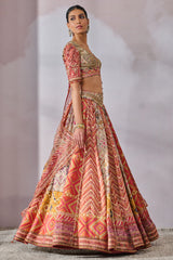 Blouse-Dupatta-Lehenga