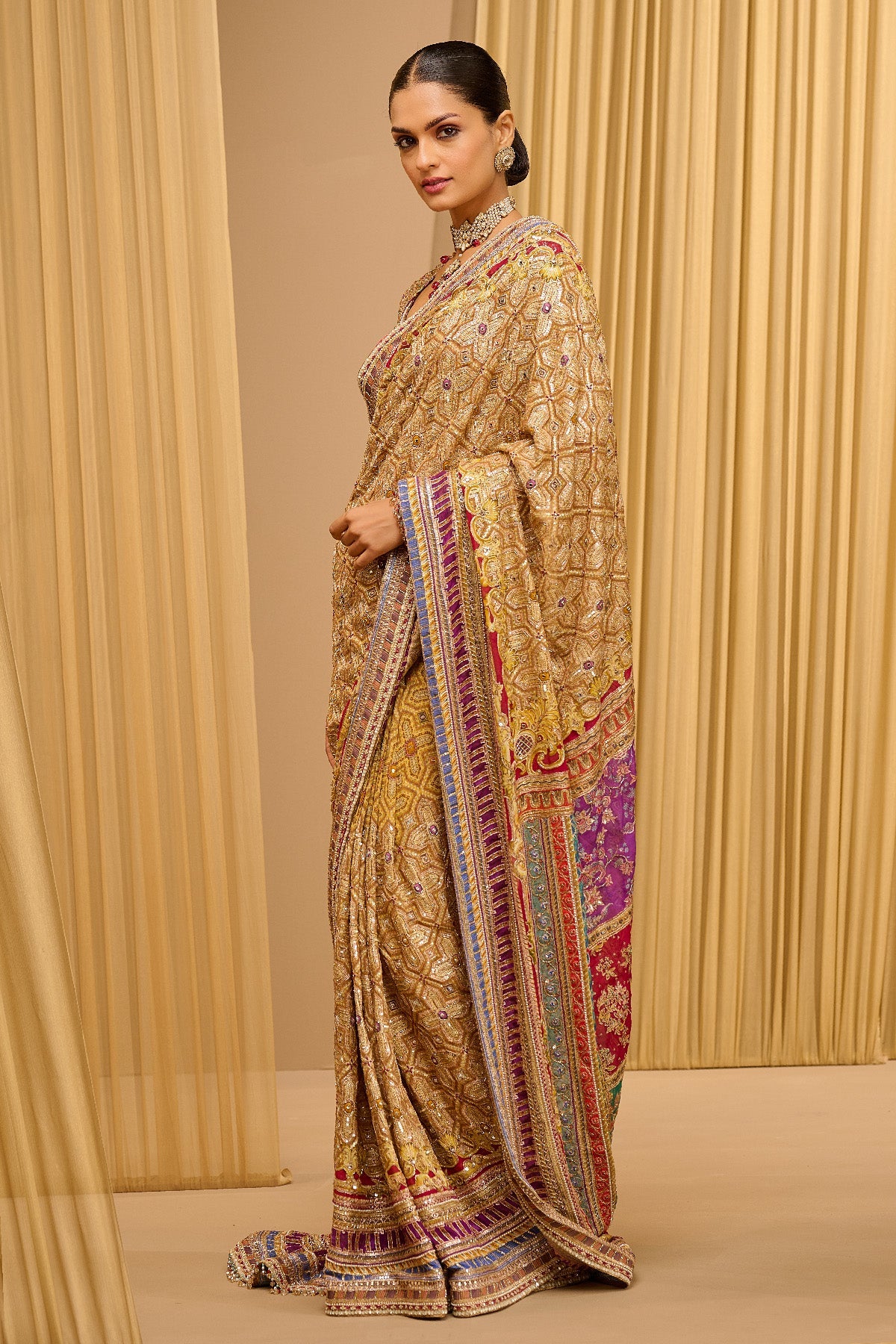 Signature Kashida Saree