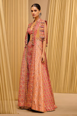 HAND-EMBROIDERED KASHIDA JACKET & SHARARA