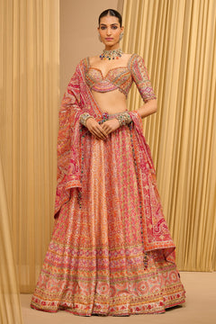 SIGNATURE HAND EMBROIDERED KASHIDA LEHENGA