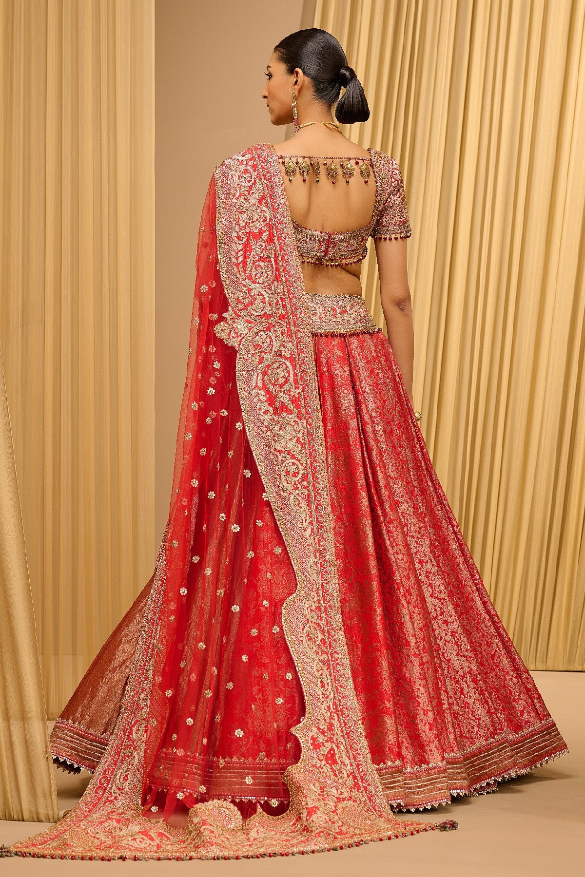 Brocade Embroidered Lehenga