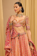 SIGNATURE HAND EMBROIDERED KASHIDA LEHENGA