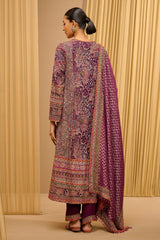 KASHIDA PAISLEY KURTA AND TROUSERS SET