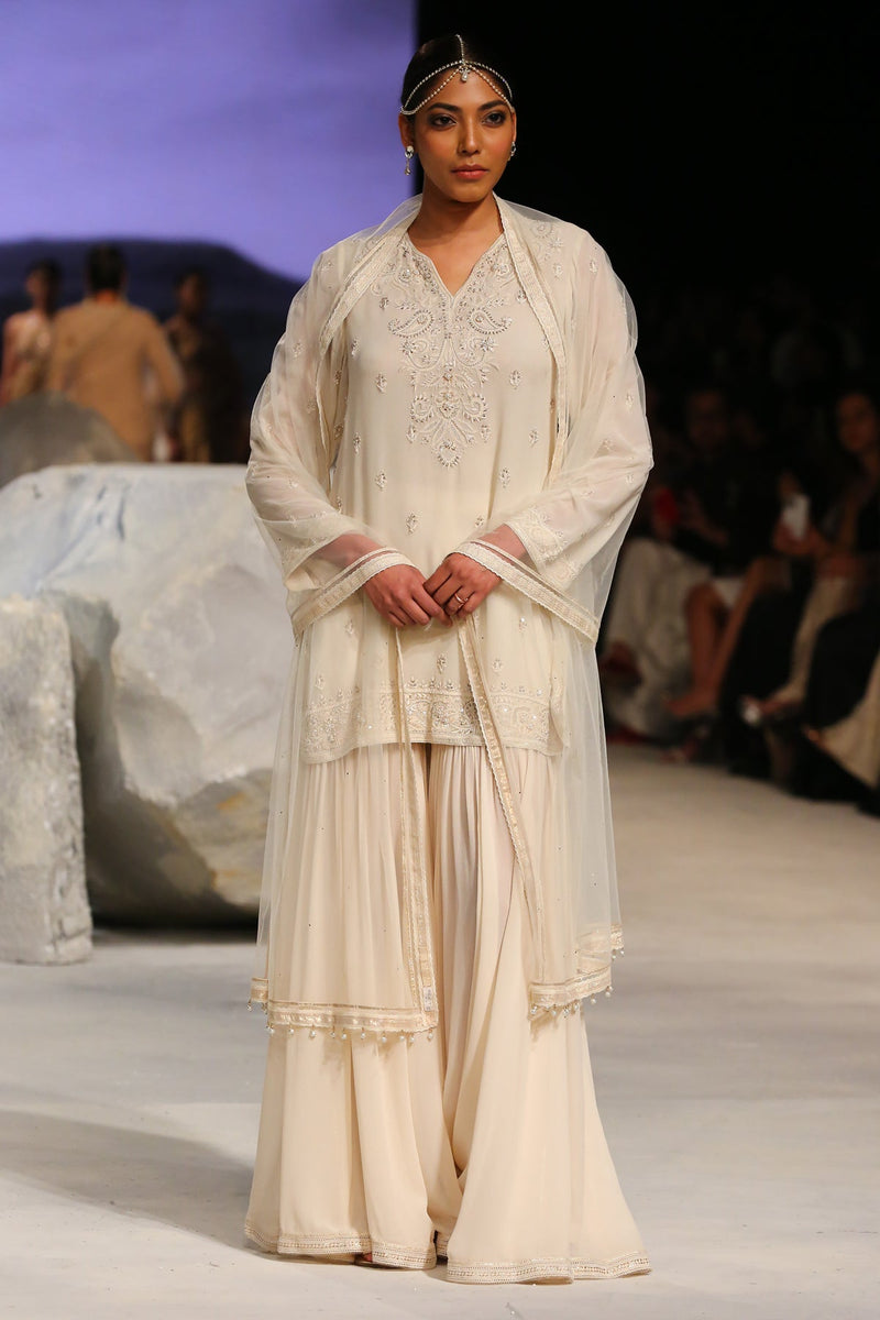 Kurti, Sharara, And Dupatta