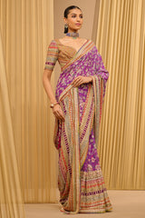 Signature Kashida Embroidered Saree