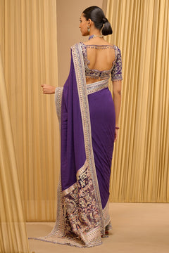 CLASSIC HAND-EMBROIDERED SAREE