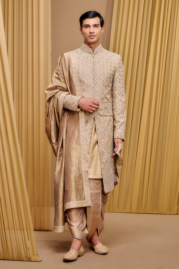 Classic Embroidered Sherwani Set