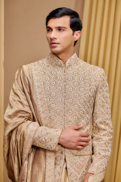 Classic Embroidered Sherwani Set