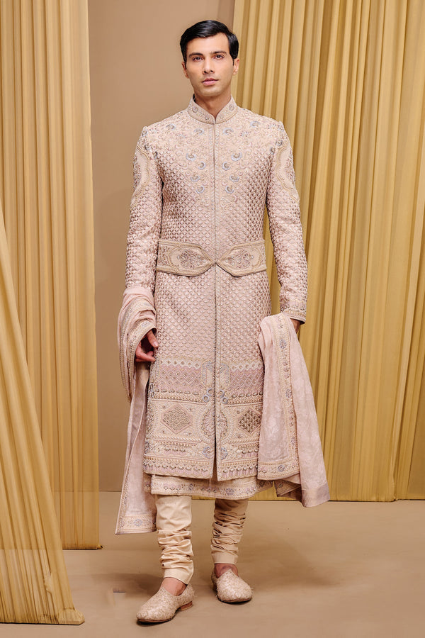 Classic Embroidered Sherwani Set