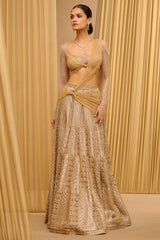 Architecture Inspired Sculpted Concept Saree