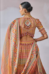 Blouse-Dupatta-Lehenga