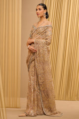 CRYSTAL EMBROIDERED SAREE