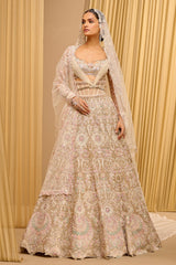 FLORAL HAND EMBROIDERED LEHENGA