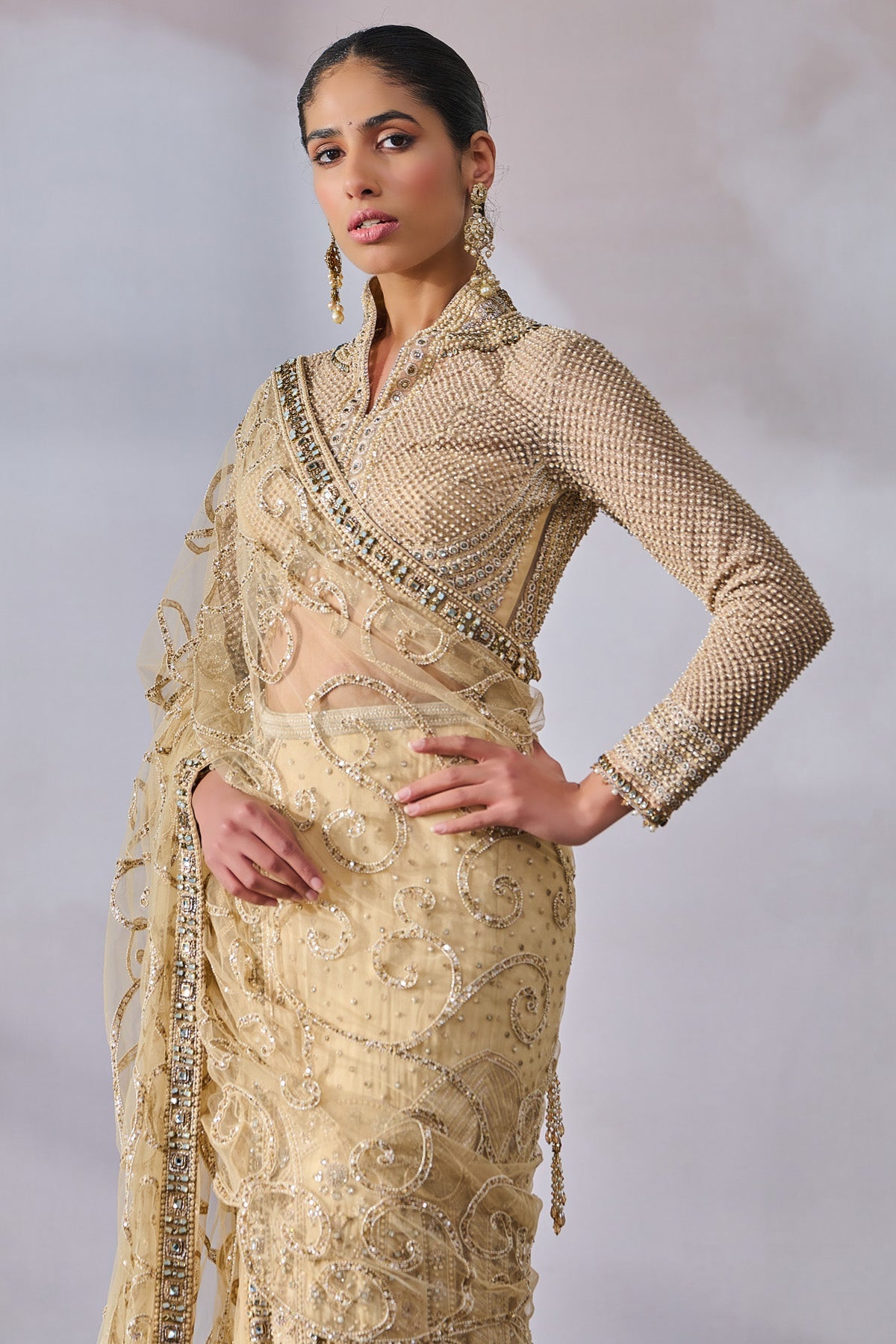 Blouse Drape Skirt