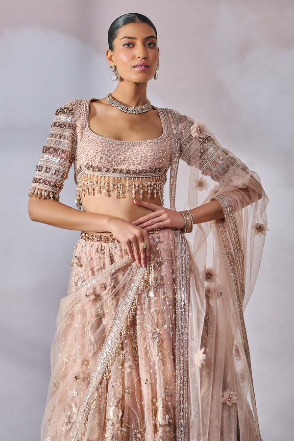 Blouse-Dupatta-Lehenga