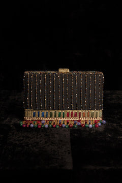 A hand embroidered bag