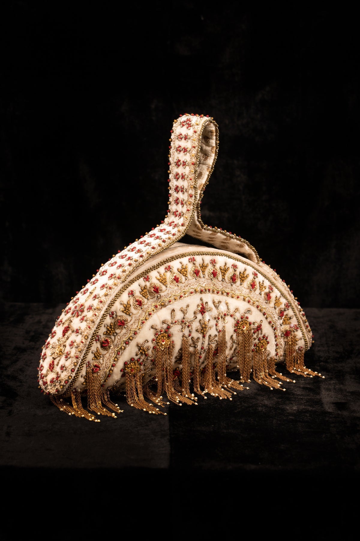 A Hand Embroidered Soft Body Polti Bag
