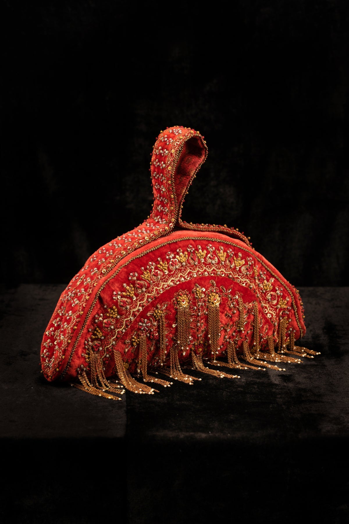 A Hand Embroidered Soft Body Polti Bag