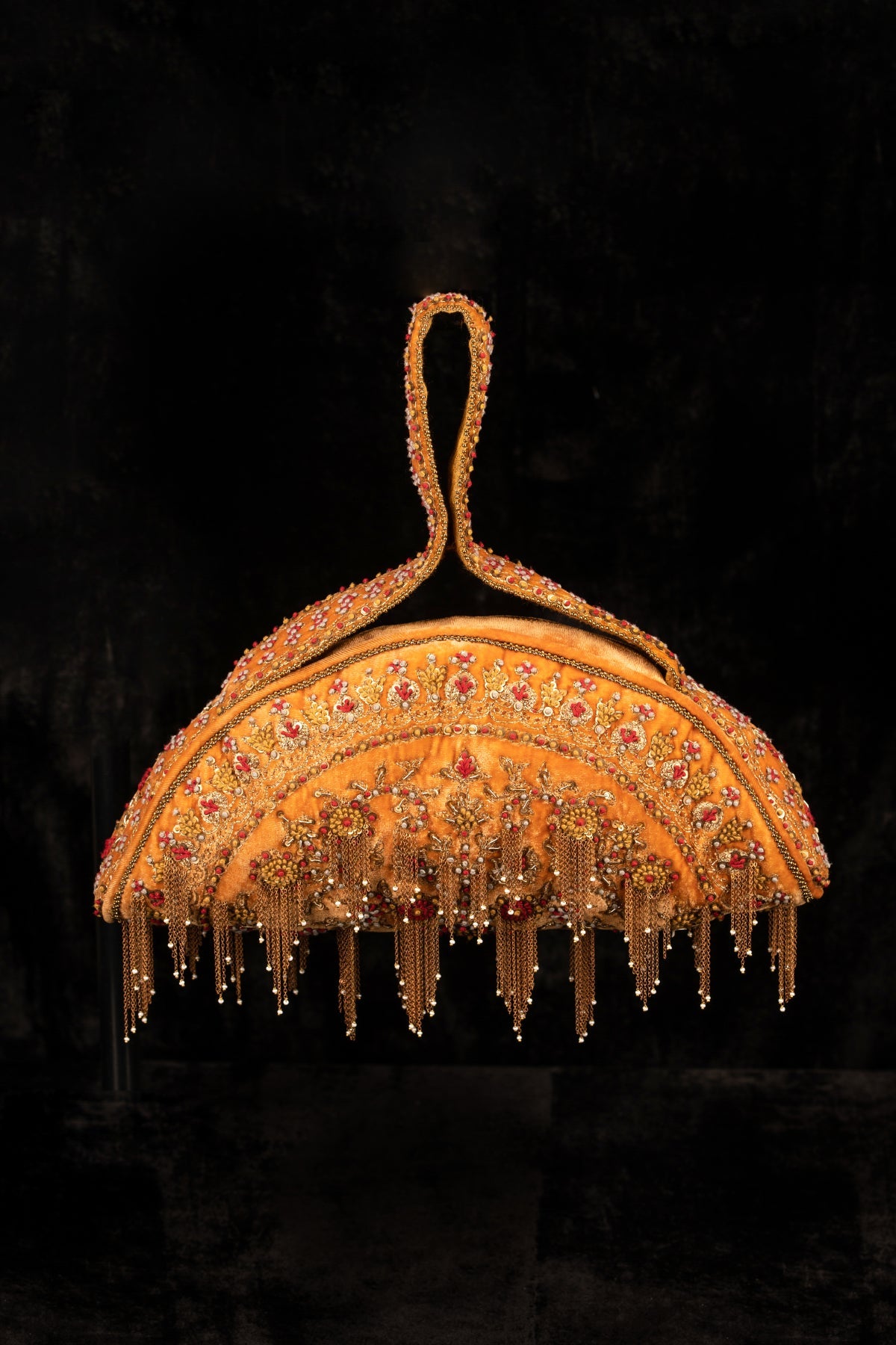 A Hand Embroidered Soft Body Polti Bag